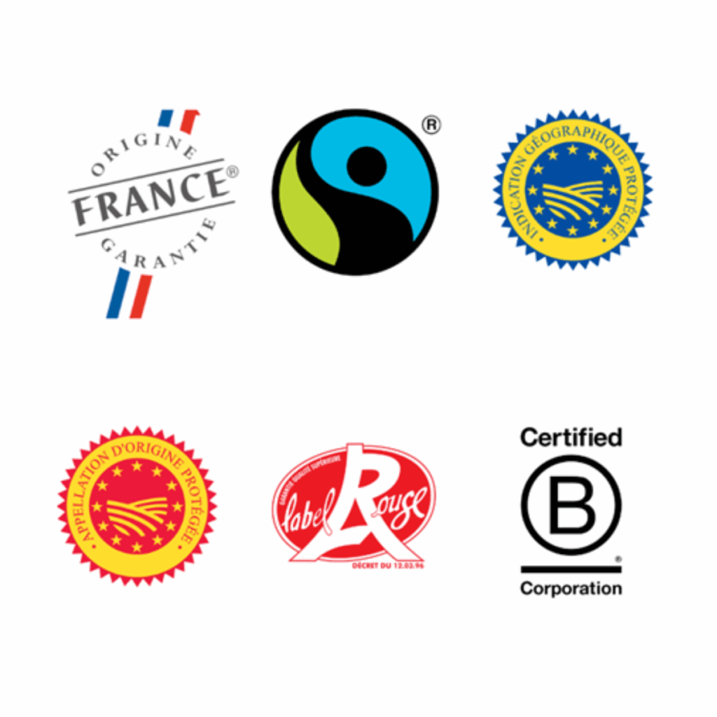 Logos des labels économiques et sociaux